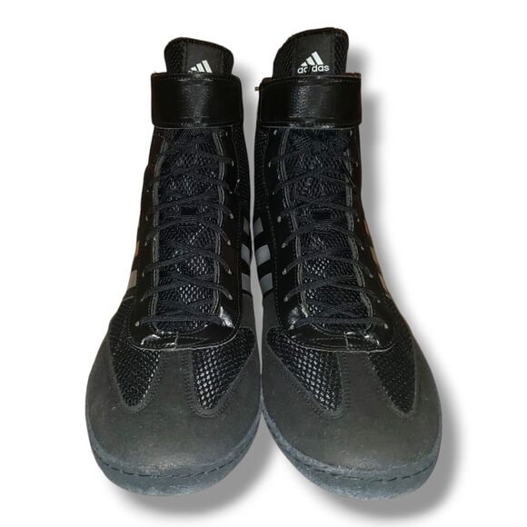 Adidas Combat Speed 5 Black/Silver Mens Size 12 Wrestling Shoes - Picture 4 of 7